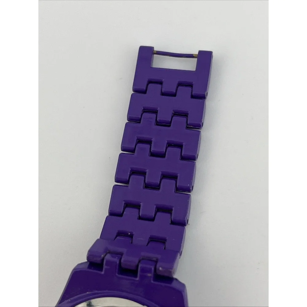 Sophie Watch Women 35mm Case Floating‎ Crystals Purple 7.25